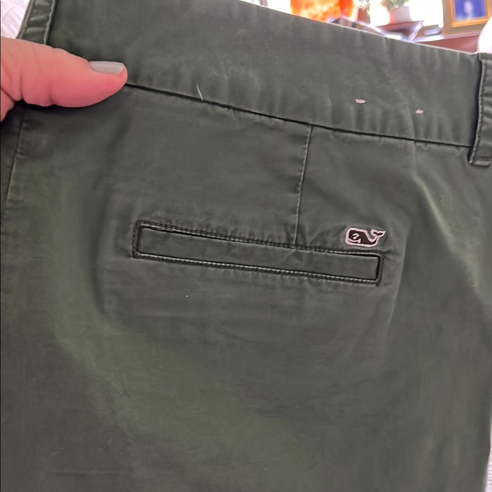Vineyard Vines Green Chino Shorts